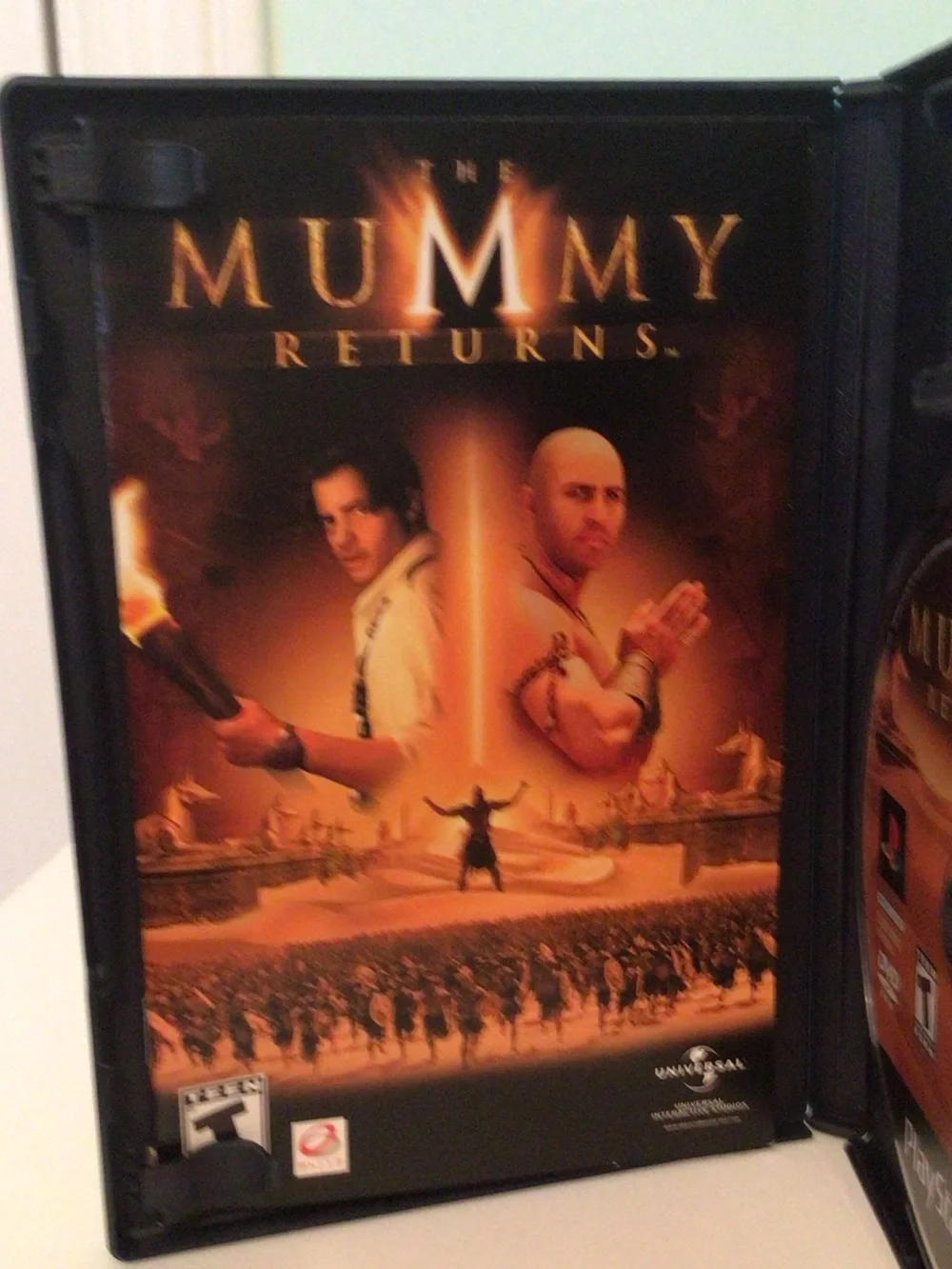 Sony PlayStation 2 The Mummy Returns (orange, black)